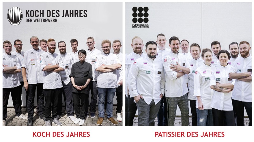 The finalists of the competitions Chef of the Year & Patissier of the Year