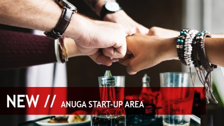 The perfect stage for around 100 young food & beverage companies. A special forum for start-ups from the food & beverage section: the Anuga Start-up Area