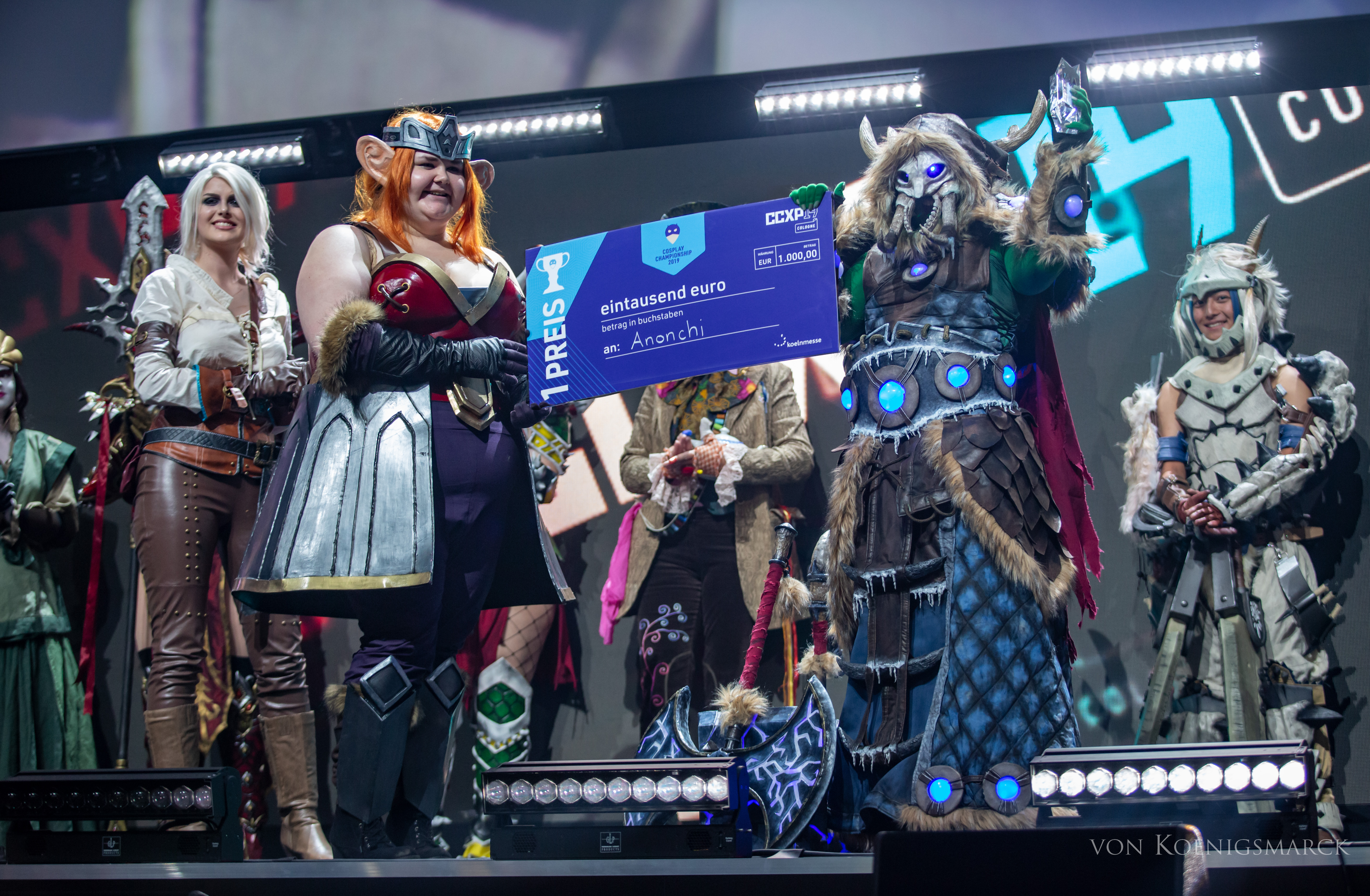 Gewinner der 2. Cosplay Championship zur CCXP COLOGNE Gewinner der 2. Cosplay Championship zur CCXP COLOGNE