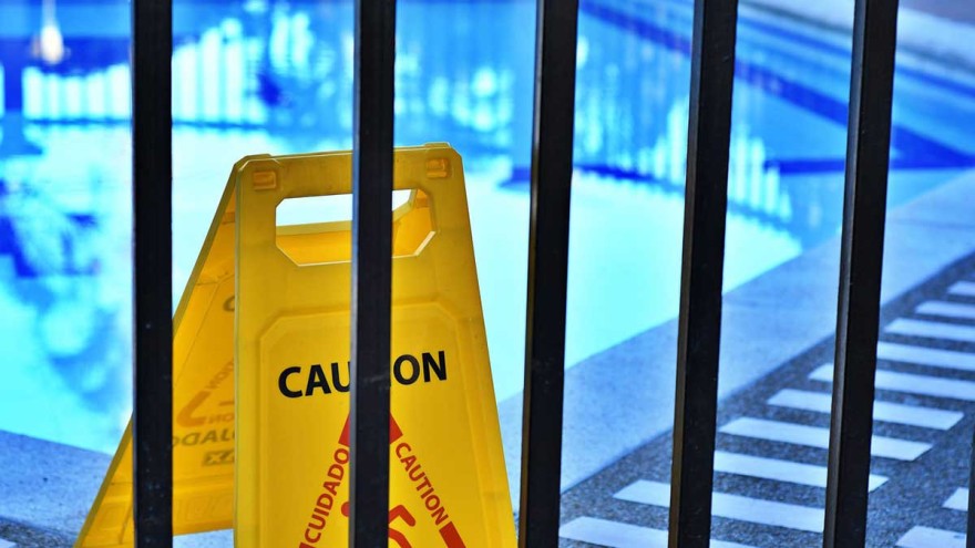 closed swimming pool because of COVID-19 closed swimming pool because of COVID-19