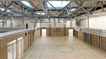 School centre sports hall in Gloggnitz, Austria School centre sports hall in Gloggnitz, Austria