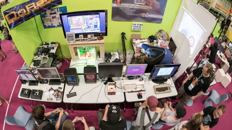 Top view of the retro area in the family&freinds area