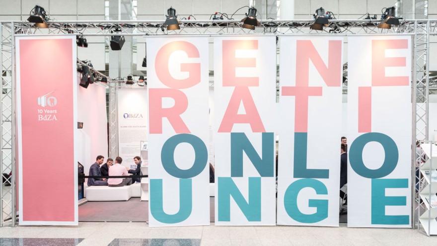 Generation Lounge in the Passage between Halls 4/5 at IDS.