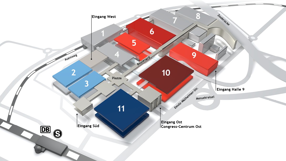 Hallenplan imm cologne Hallenplan imm cologne