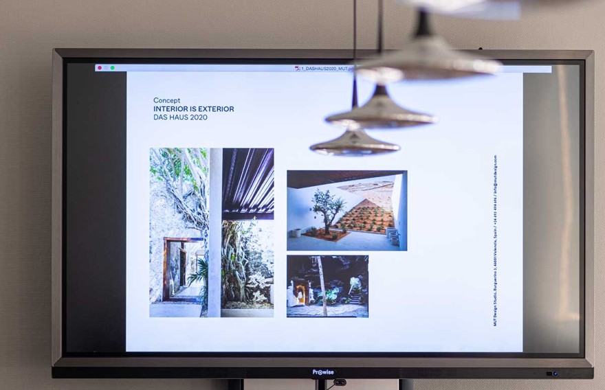 Das Konzept von MUT Design für Das Haus auf der imm cologne 2020 Das Konzept von MUT Design für Das Haus auf der imm cologne 2020