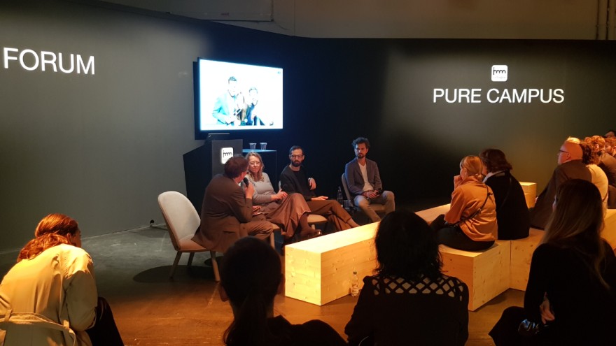 Pure-campus-forum-panel-discussion-designers'-influence-on-life-tomorrow The panel discussion at the Pure Campus Forum.