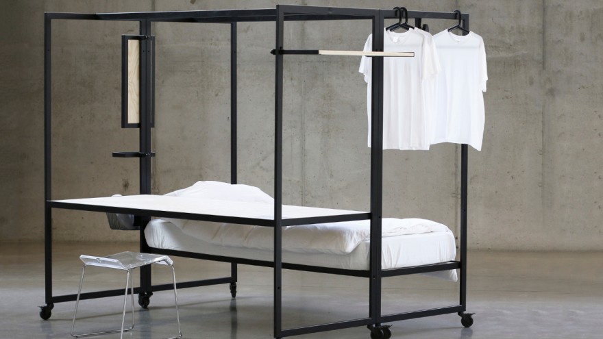 multifunctional-piece-of-furniture Flexit is a multifunctional piece of furniture designed by Pieter Peulen.