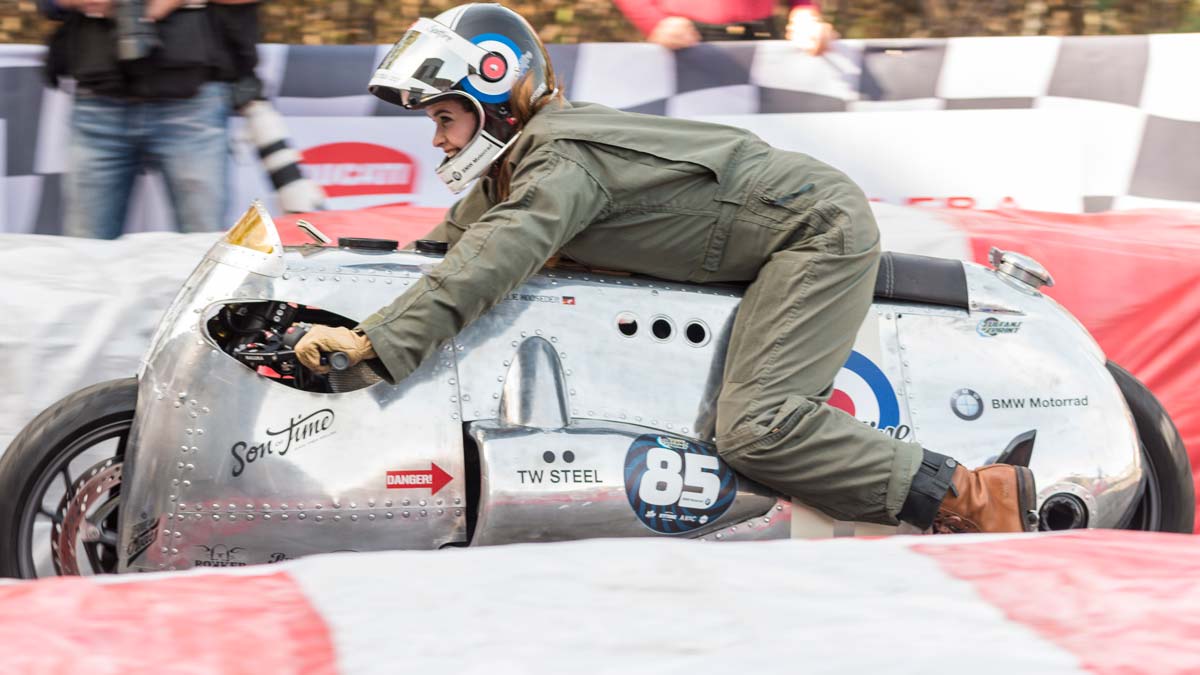 The 1/8 Mile sprints Amelie at Spit Fire