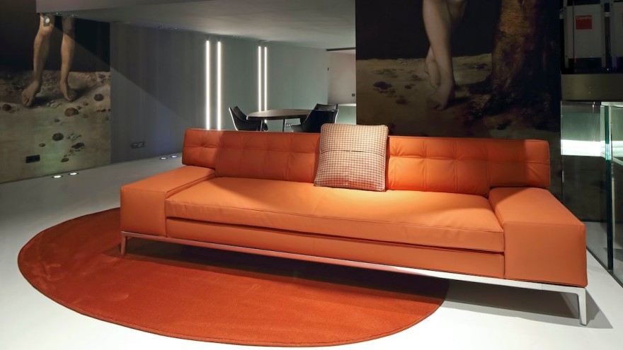 Sofa von Cassina aus Apfelleder (Design: Philippe Starck) Cassina Croque La Pomme