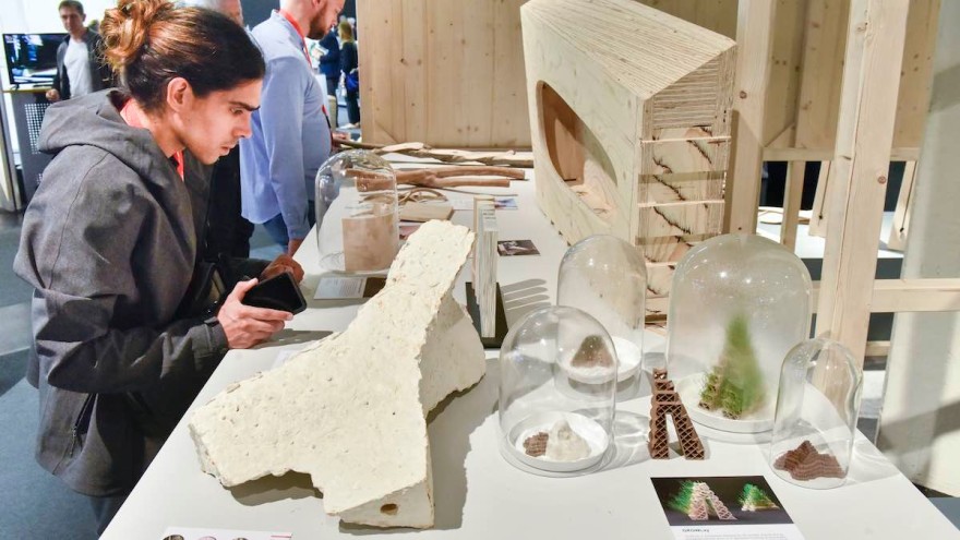 Sonderfläche "Disruptive Materials" auf der interzum 2019 Sonderfläche "Disruptive Materials"
