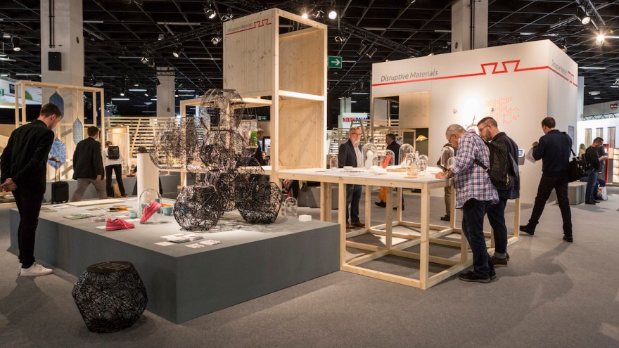 "Disruptive Materials" Piazza at interzum 2019. © Koelnmesse