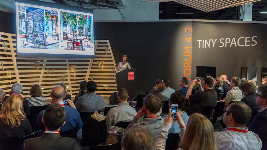 Lecture in the Forum from Yasmine Mahmoudieh, © Koelnmesse