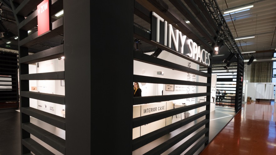 Tiny Spaces ZOW 2018 Sonderfläche Tiny Spaces auf der ZOW 2018, © Koelnmesse