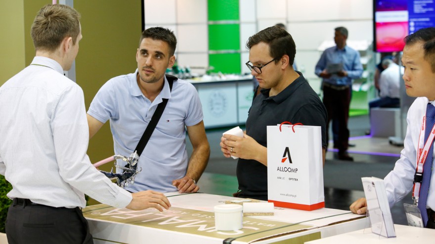 Visitors at interzum Visitors at interzum