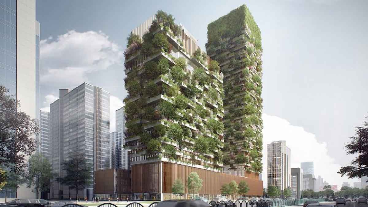 Stefano Boeri: Nanjing Vertical Forest © Stefano Boeri Architects Stefano Boeri: Nanjing Vertical Forest © Stefano Boeri Architects
