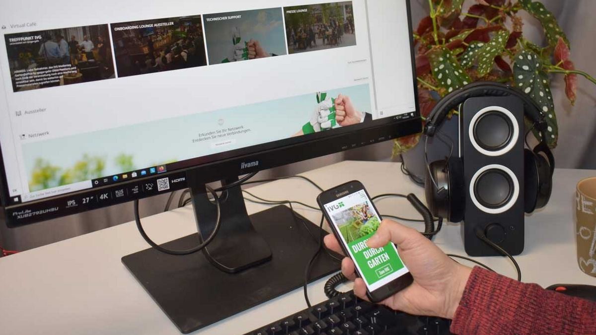 2021 fand der IVG Medientag zum ersten Mal nicht wie üblich auf dem Gelände der Koelnmesse statt, sondern musste aufgrund der Corona-Pandemie komplett ins Netz verlegt werden. © A. Riemer 2021 fand der IVG Medientag zum ersten Mal nicht wie üblich auf dem Gelände der Koelnmesse statt, sondern musste aufgrund der Corona-Pandemie komplett ins Netz verlegt werden. © A. Riemer