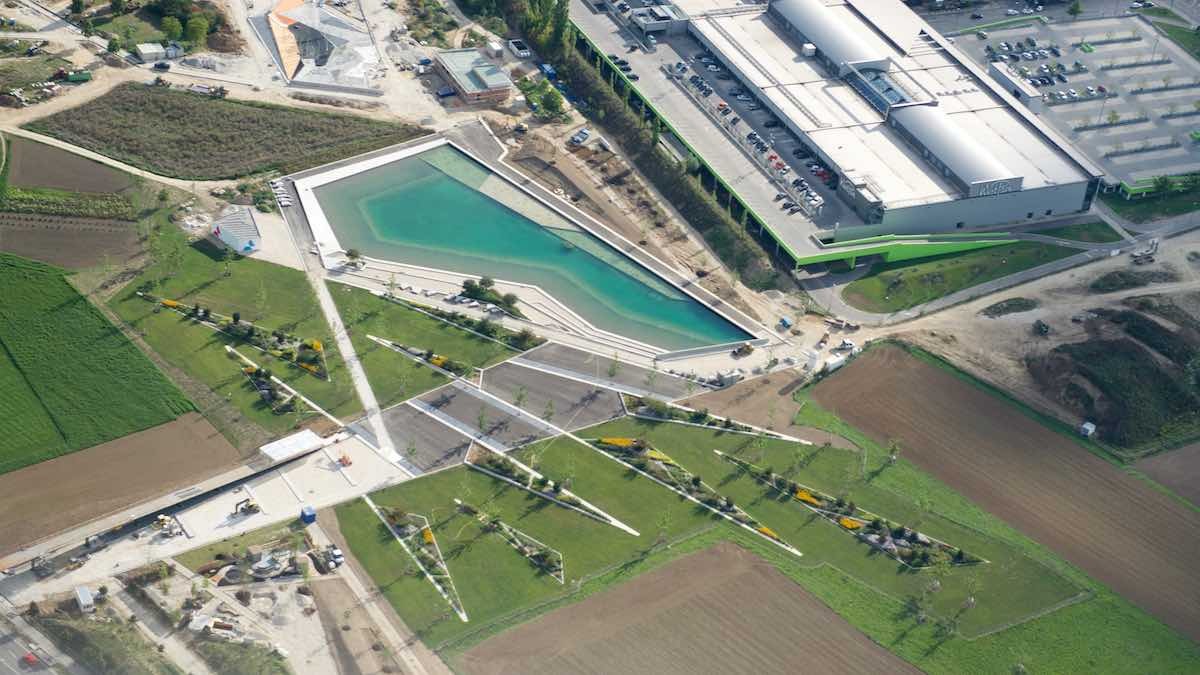 State Garden Show Ingolstadt 2020: landscape lake, © Schalles State Garden Show Ingolstadt 2020: landscape lake, © Schalles