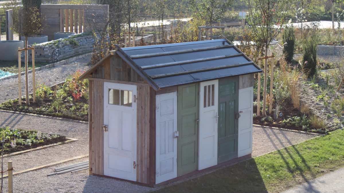 Upcycling garden shed, © Landesgartenschau Ingolstadt 2020 Upcycling garden shed, © Landesgartenschau Ingolstadt 2020