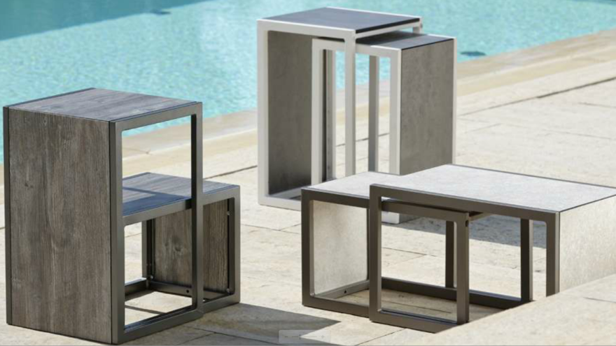 The table series "Brothers" by Stern can be set up variably © Stern The table series "Brothers" by Stern can be set up variably © Stern