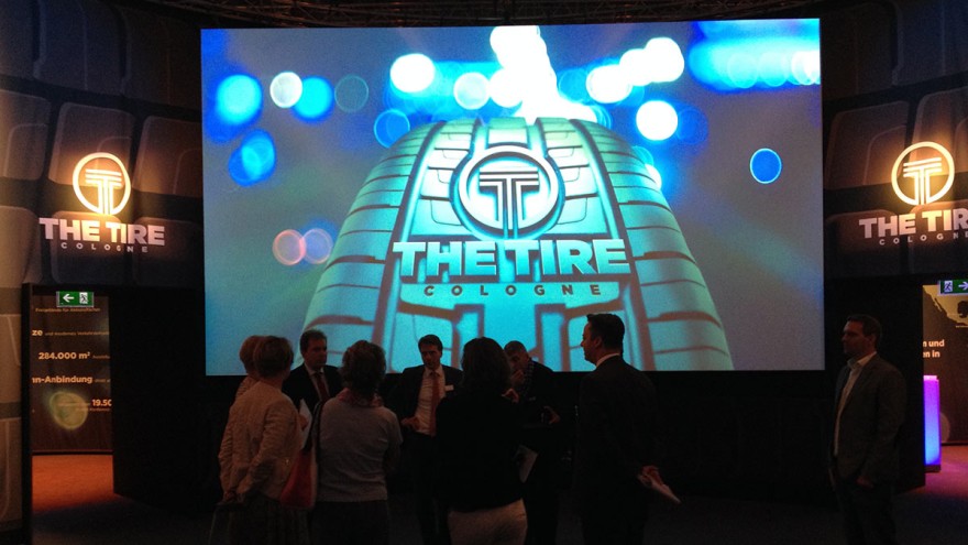 Briefing zur ersten Tire Cologne 2018, Konrad Adenauer Saal, Congress Centrum Nord